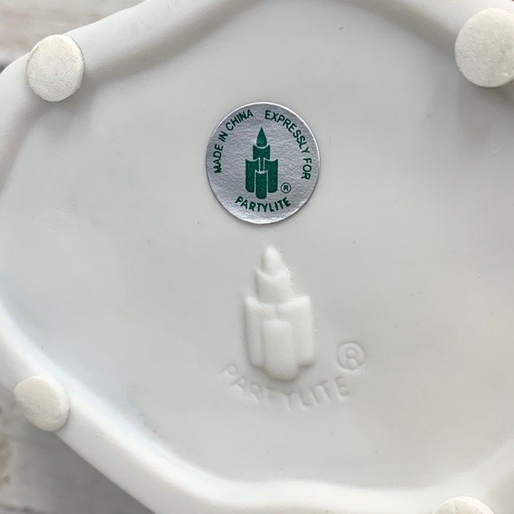 PartyLite Snowbell Votive‎ Holder Snowman with Birds Fine Porcelain 1 P7249 - Picture 7 of 9